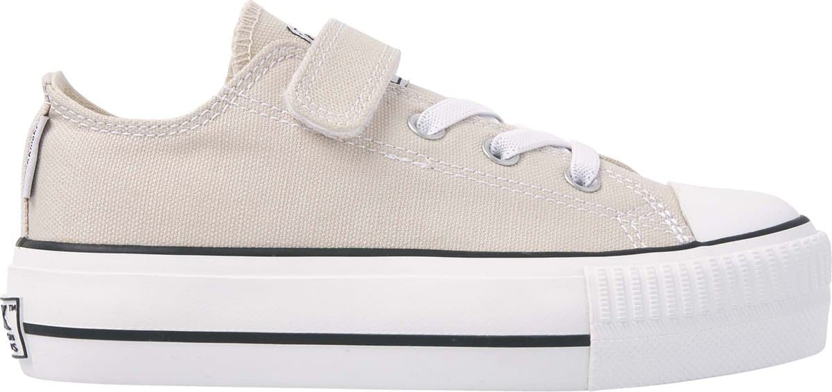 British Knights - Kaya Low Meisjes Sneakers Laag - Maat 31 - Beige - Katoen - Meiden Schoenen