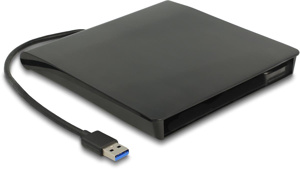 Externe behuizing voor 5,25 ″ slanke sata drives 12,7 mm tot superspeed USB 5 Gbps Type-A man