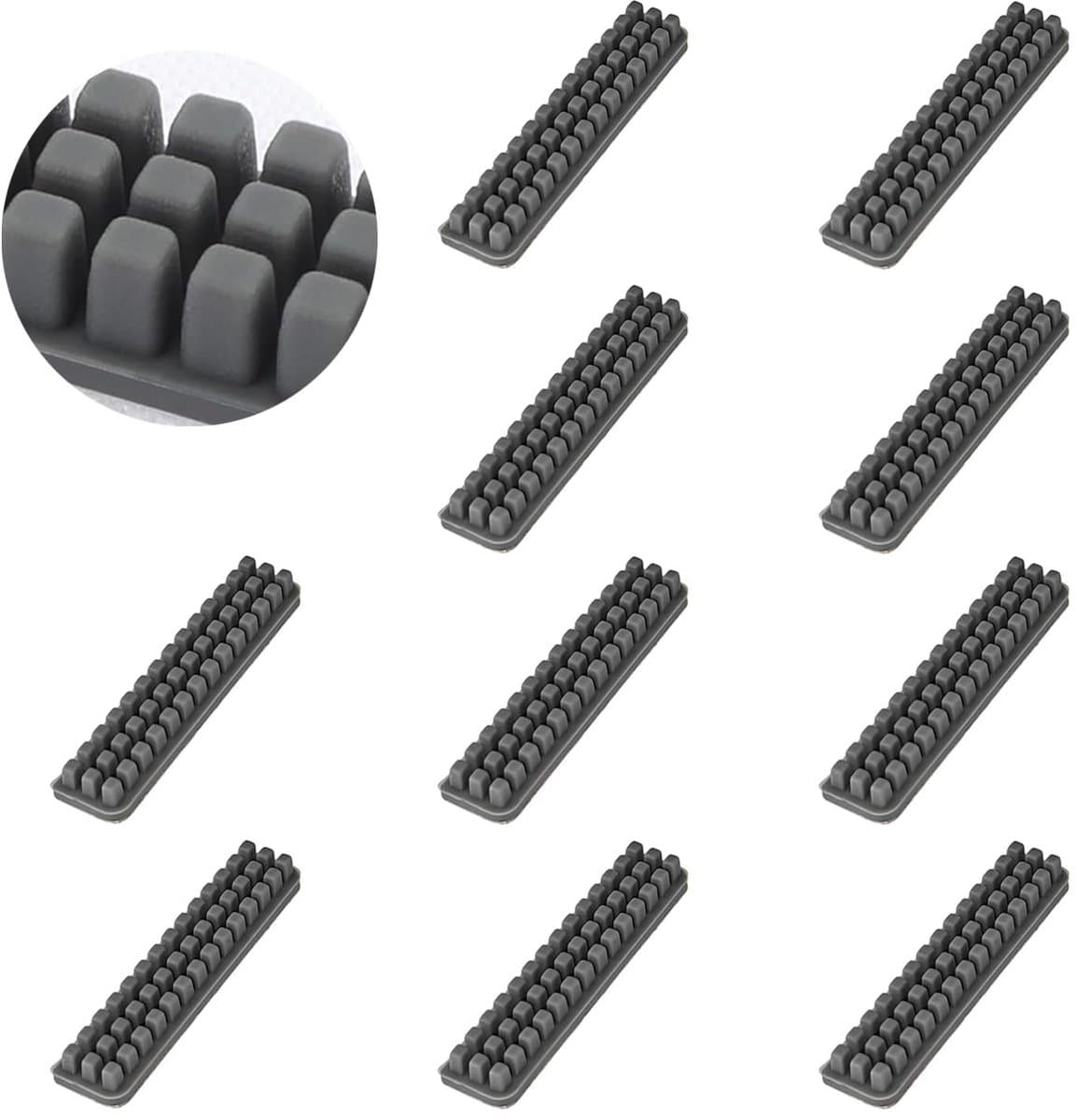 10x Siliconen Reinigingsborstels voor 3D-Printer Nozzles - Flexibel Reinigingsgereedschap