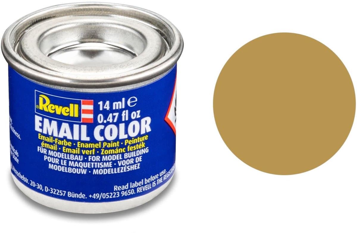 Revell Hobbyverf Enamel verf - #16 Sand Yellow - Matt - RAL1024 - Enamel - Verf potje - 14 ml