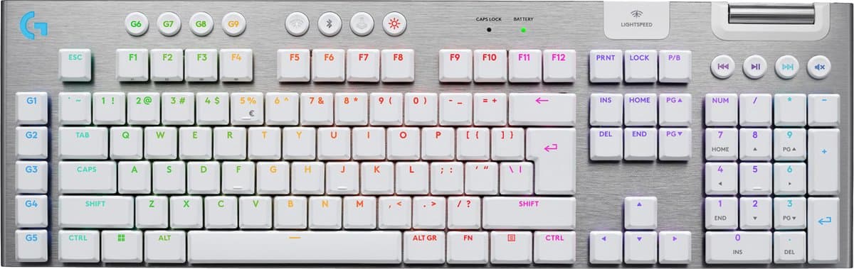 Logitech G915 X Lightspeed Wireless Gaming Toetsenbord Wit Qwerty