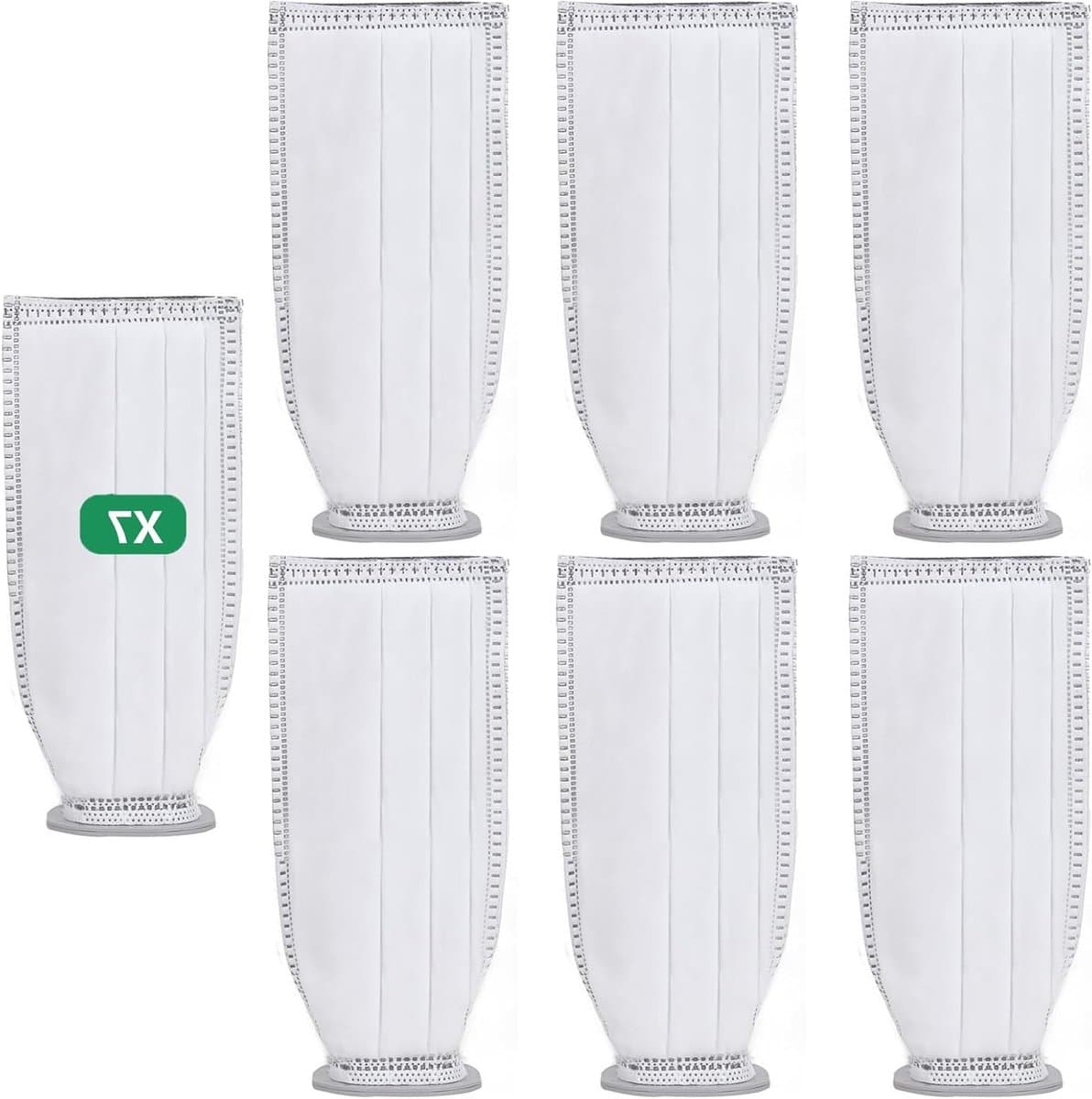 7 Stuks Stofzakken voor Draadloze Stofzuiger, Premium Filterzakken en Reserveonderdelen voor Efficiënte Reiniging