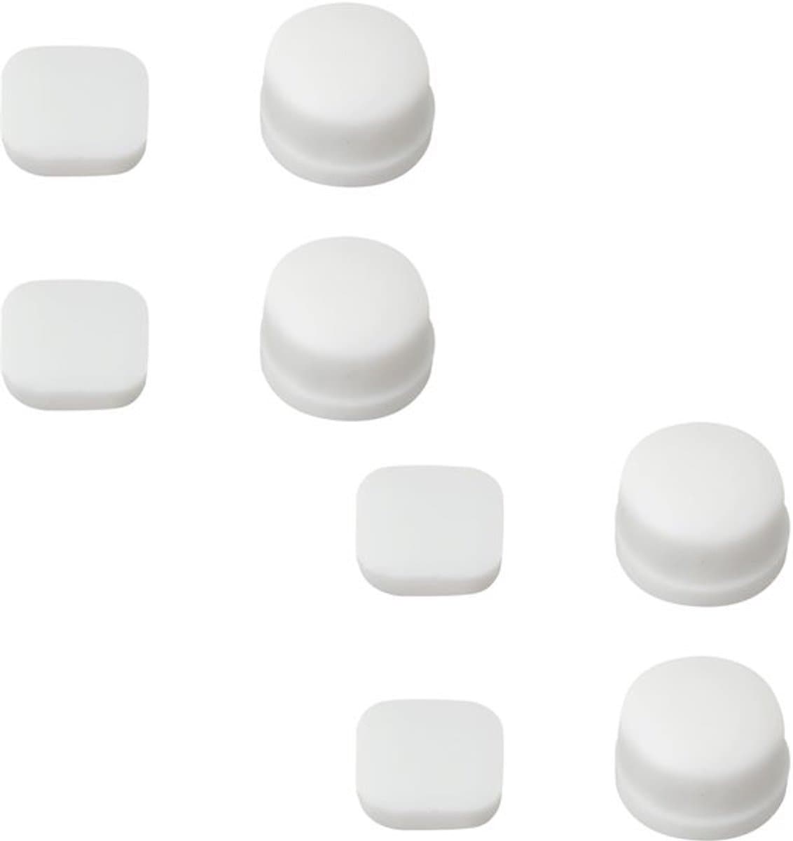 stuks siliconen rubberen afdekking voor spelconsoleschroefgaten voor en achter, compatibel met de Nintendo New 3DS-console