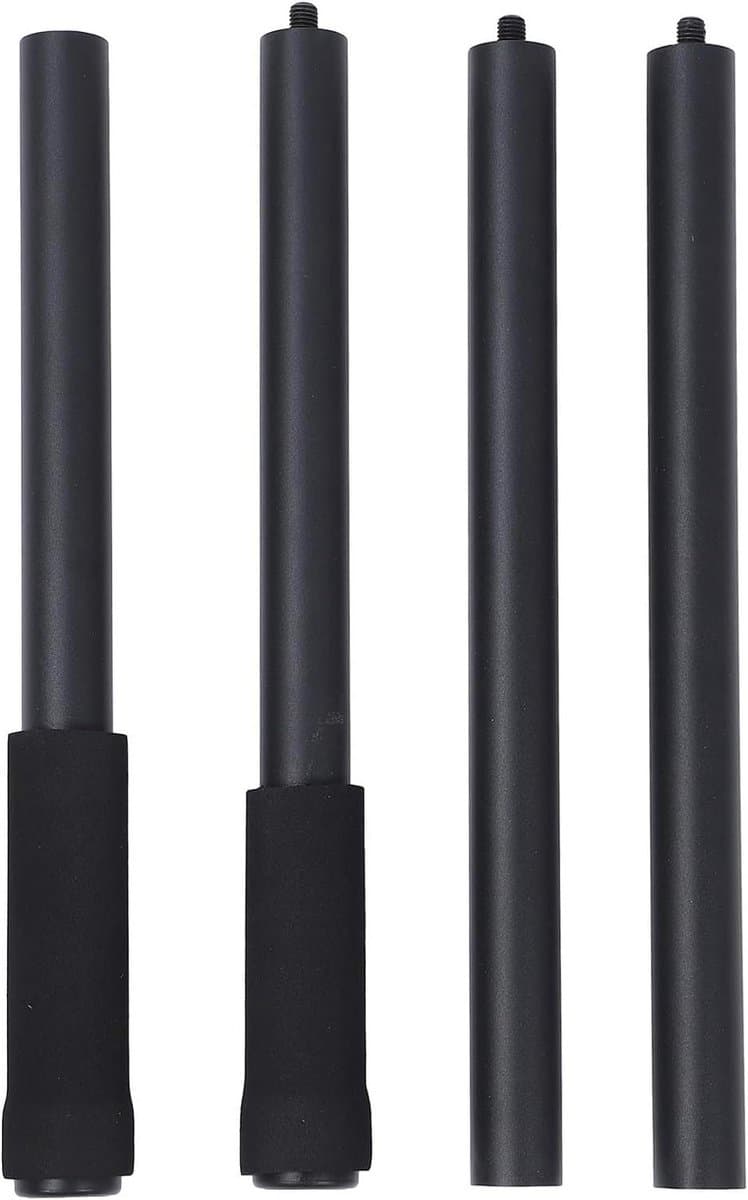 Yogastick - Rekstok Flexibiliteit - Verbeter Balans - Verstelbare Lengte - Tot 60 Inch - Zwart