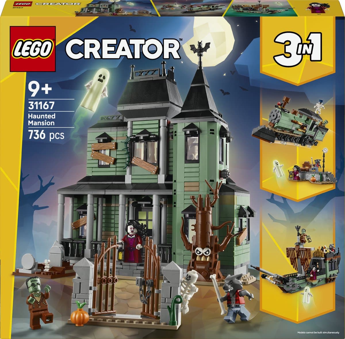 LEGO Creator 3-in-1 Spookhuis 31167