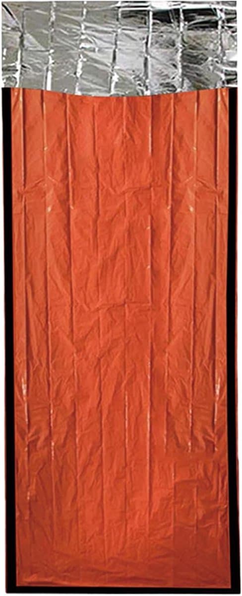 Kampeer Slaapzak - Outdoor Slaapzak - Koud Weer Bescherming - Warmte Reflecterende Technologie - 266 x 91 cm - Oranje