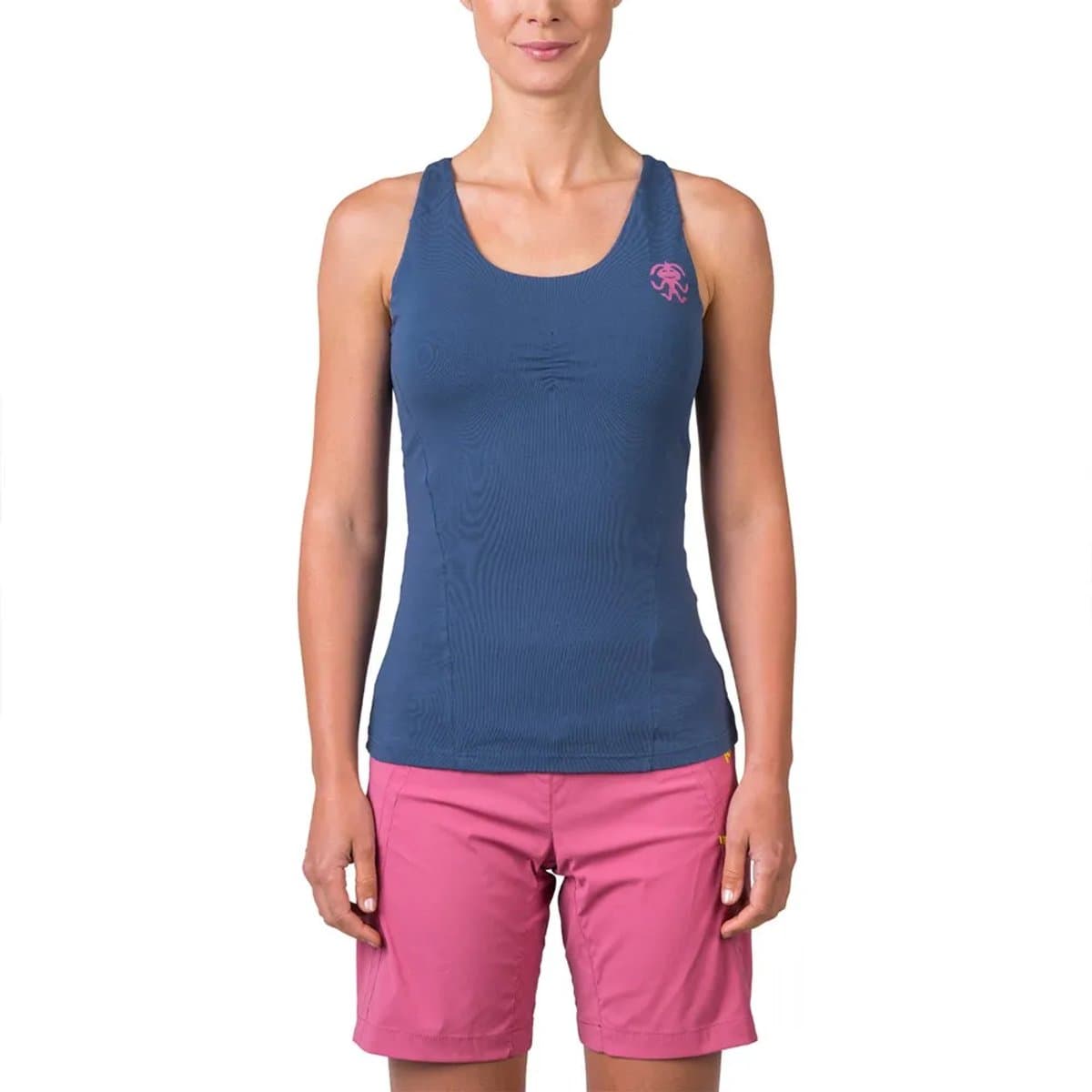 Rafiki Suesca Ctn Mouwloos T-shirt Blauw 40 Vrouw