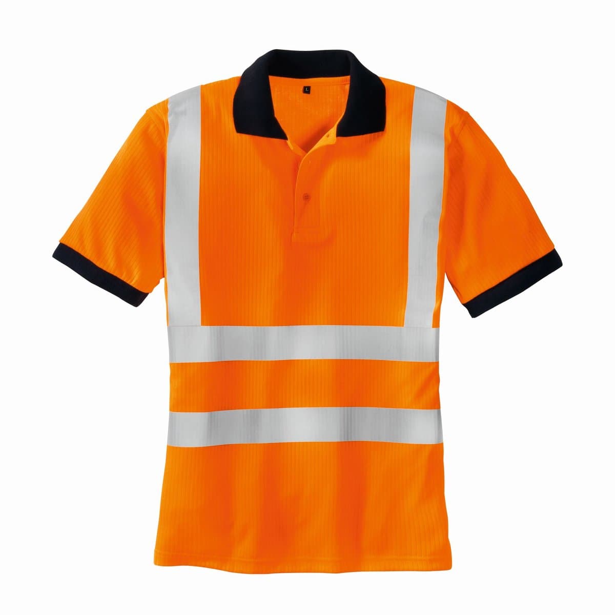 teXXor Polo met veiligheidsstrepen Sylt, feloranje