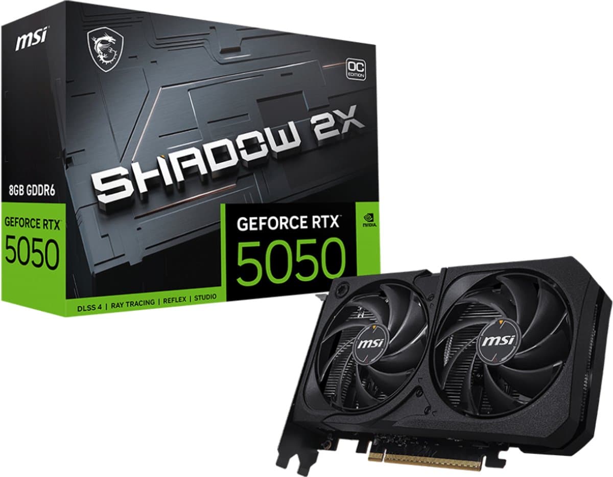 MSI GeForce RTX 5050 8G SHADOW 2X OC NVIDIA 8 GB GDDR6