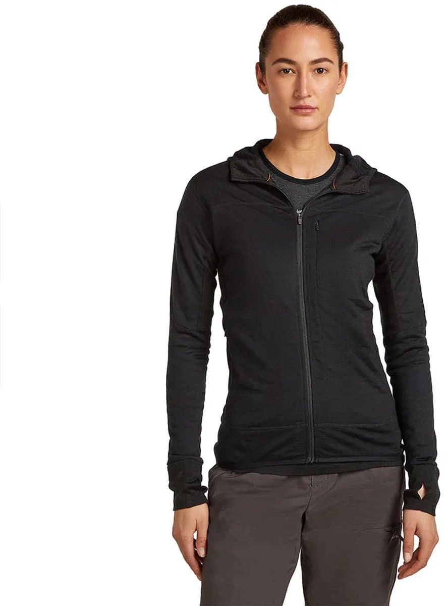 Icebreaker 300 Real Descender Fleece Met Volledige Rits M Vrouw