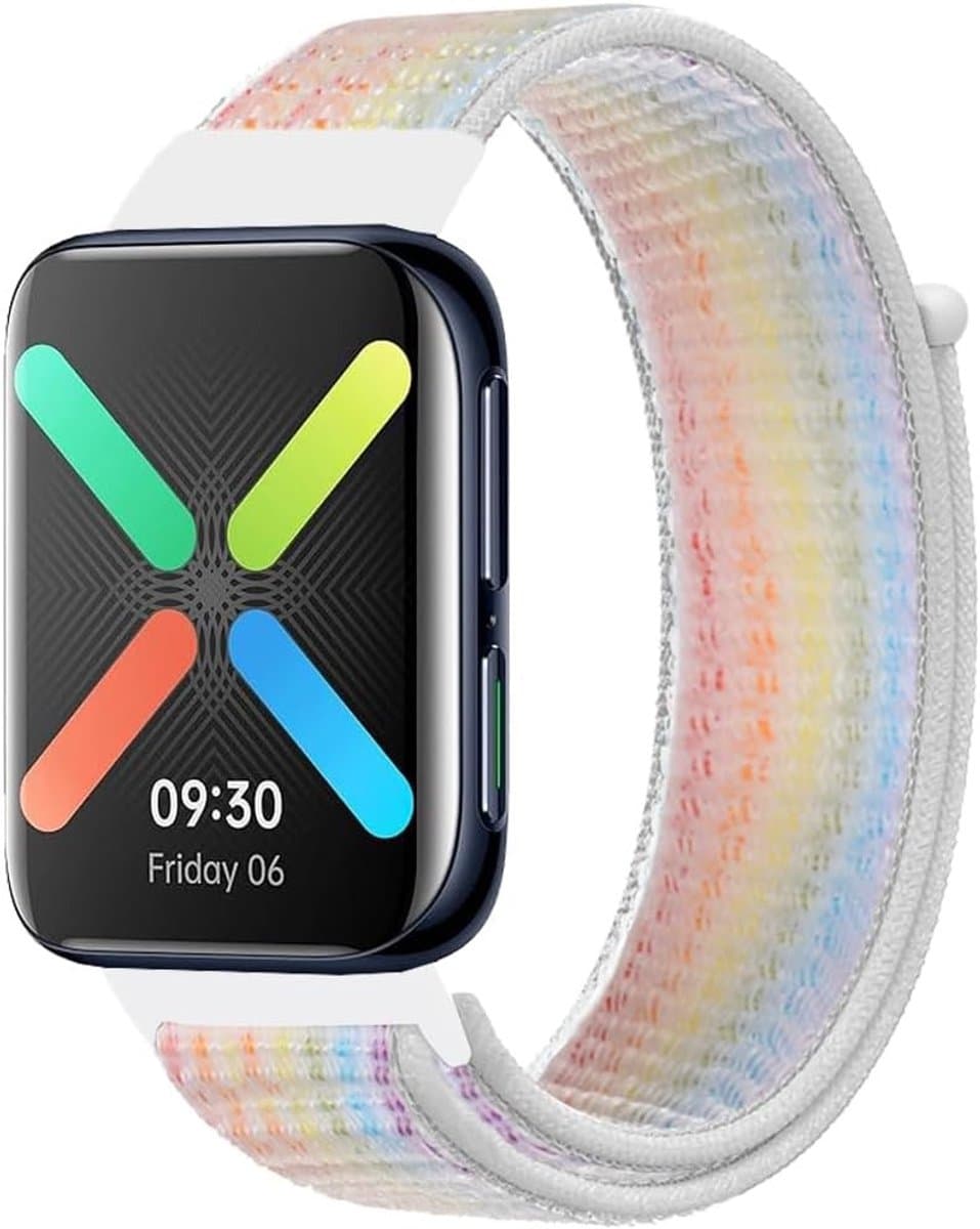 Ademend Sport Armband voor 46mm Smartwatch, Nylon Vervangband, Comfortabele Horlogeband voor Actieve Lifestyle