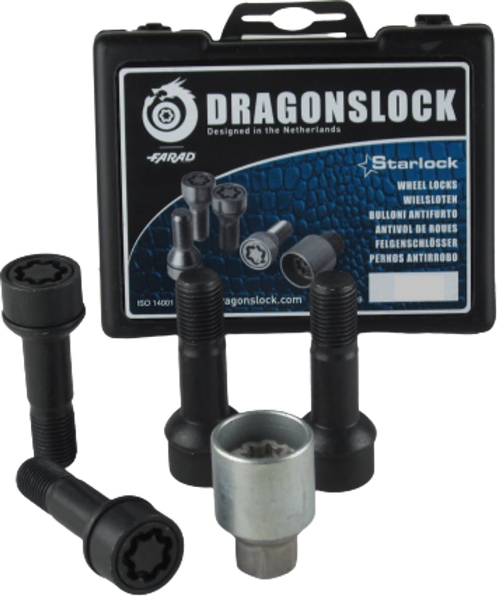 Dragonslock Slotbout (wielslot) - Mercedes M-klasse - Kleur zwart