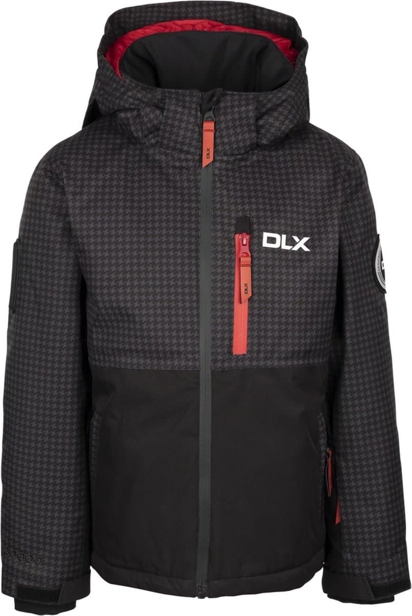 DLX kinderwinterjas Keeya Ski Jacket Zwart-3/4