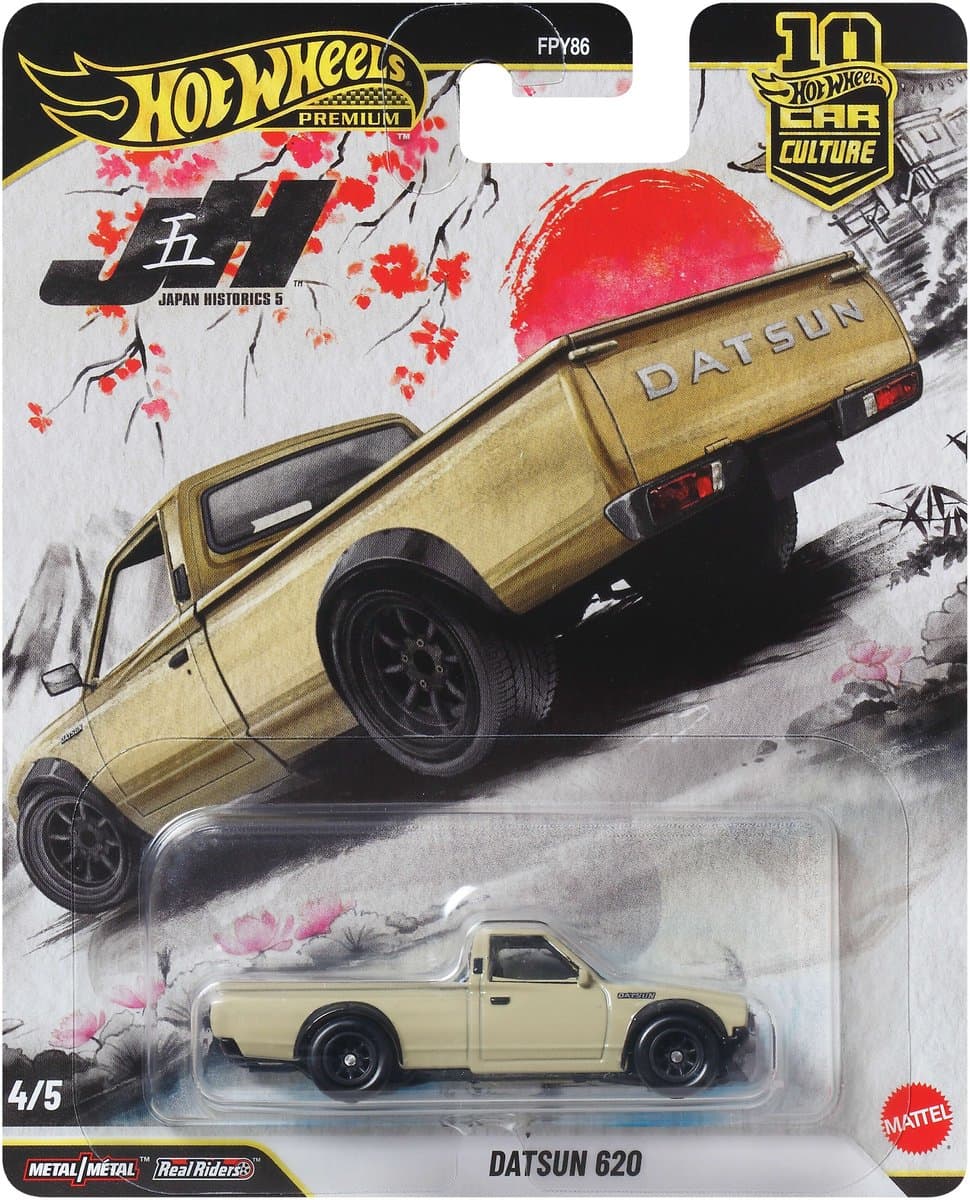Hot Wheels Autocultuur, premium metalen speelgoedauto of -truck, schaal 1:64 (stijlen kunnen variëren)