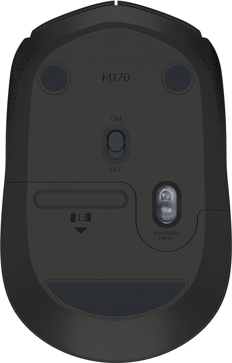 Logitech M170 Grijs-K muis kantoor ambidextre RF draadloos optisch 1000 DPI