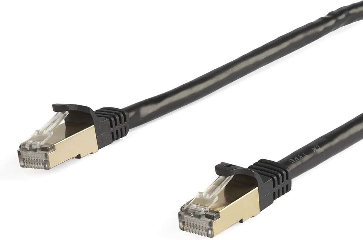 CAT6a Ethernet-kabel 7 m - 10 Gigabit afgeschermd - Snagless RJ45 - 100W PoE - Zwart