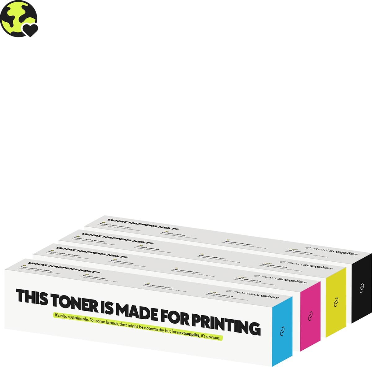 Multipack Ricoh Lanier C2000 (Zwart/Cyaan/Magenta/Geel). Originele toners, circulair.