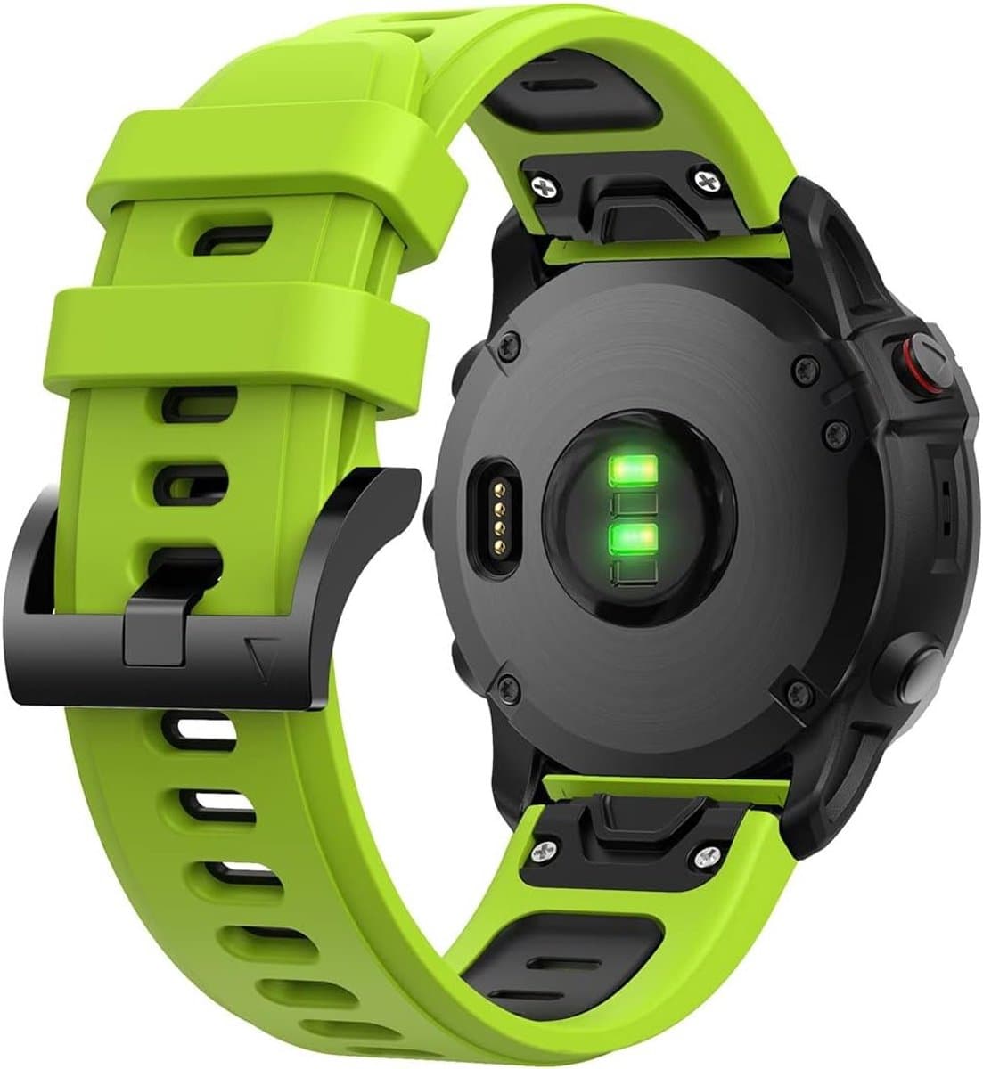 Siliconen Horlogeband 22mm voor Garmin Fenix 7/6/5 en Quatix 7/6/5 - Comfortabele Vervangband voor Sport en Activiteiten