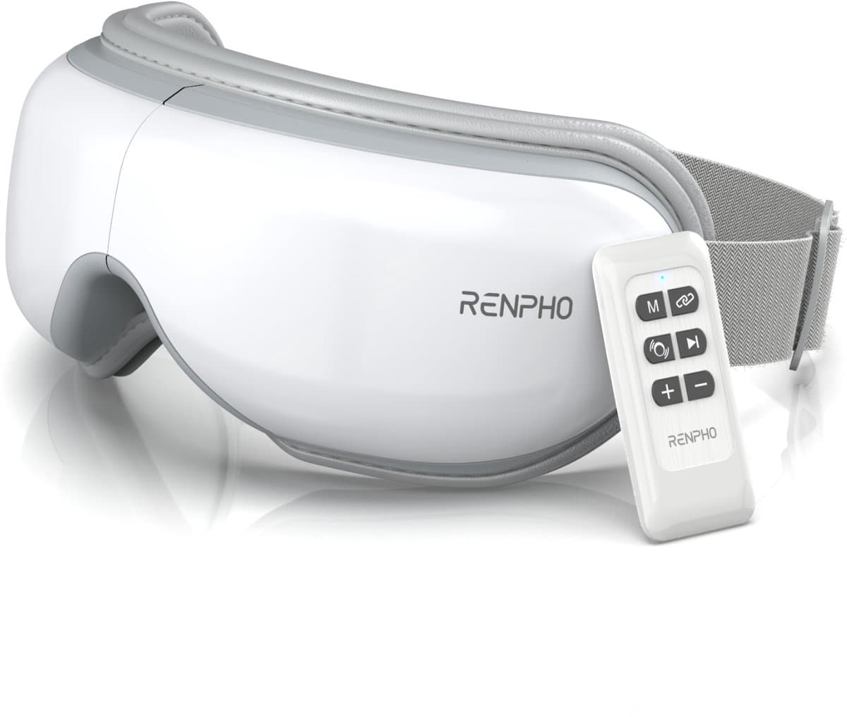 Renpho Eyeris 1 - Oogmassage Apparaat – Warmtefunctie - Luchtcompressie – Met Afstandsbediening - Wit