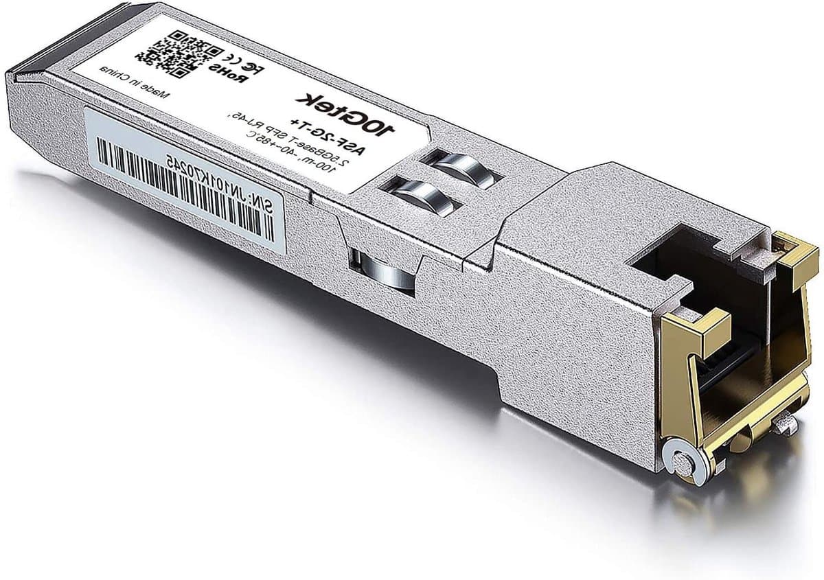 SFP Transceiver Module - Netwerk Module - Netwerk Uitbreiding - Industriële Temperatuur - 100m Bereik - Zilver