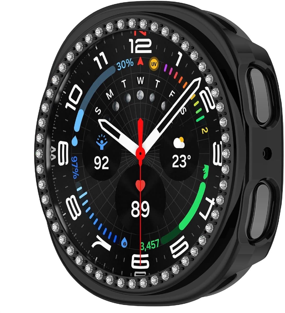 Dailygoods - Set van 2 Beschermhoezen voor Samsung Galaxy Watch 8 44mm