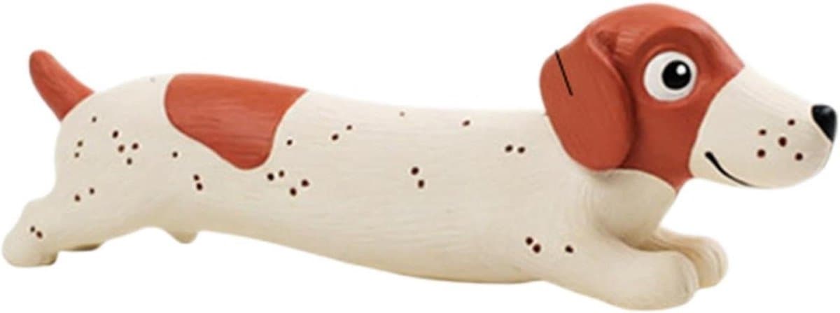 Honden Piepspeeltjes - Kauwspeeltjes Puppy - Spelen en Gebitsverzorging - Interactief Geluidseffect - 30 x 10 x 2 cm - Bruin