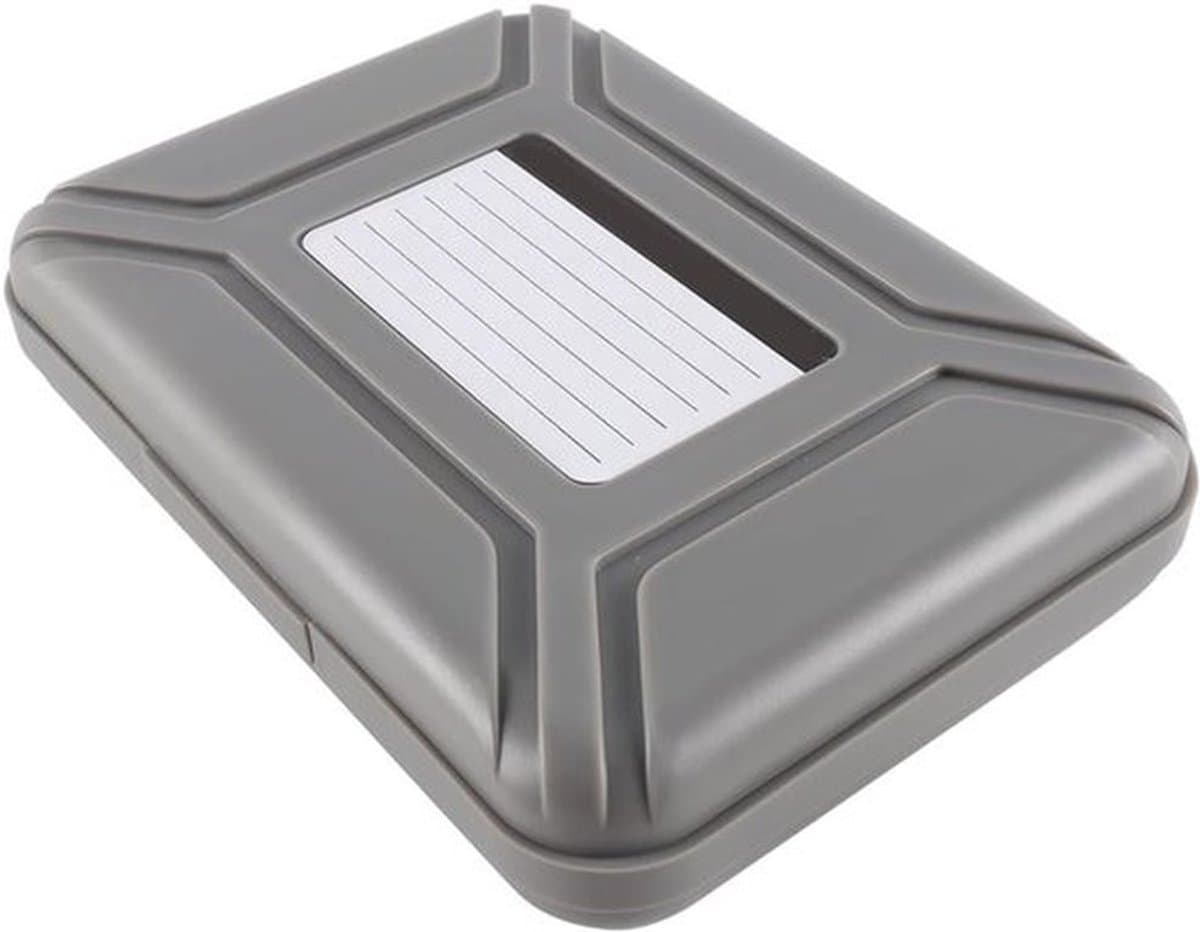 - Draagbare HDD-behuizing - Multifunctioneel - Harde schijf opslag - Stand met schokbestendig ontwerp - Waterbestendig - Geschikt voor alle merken - Zwart