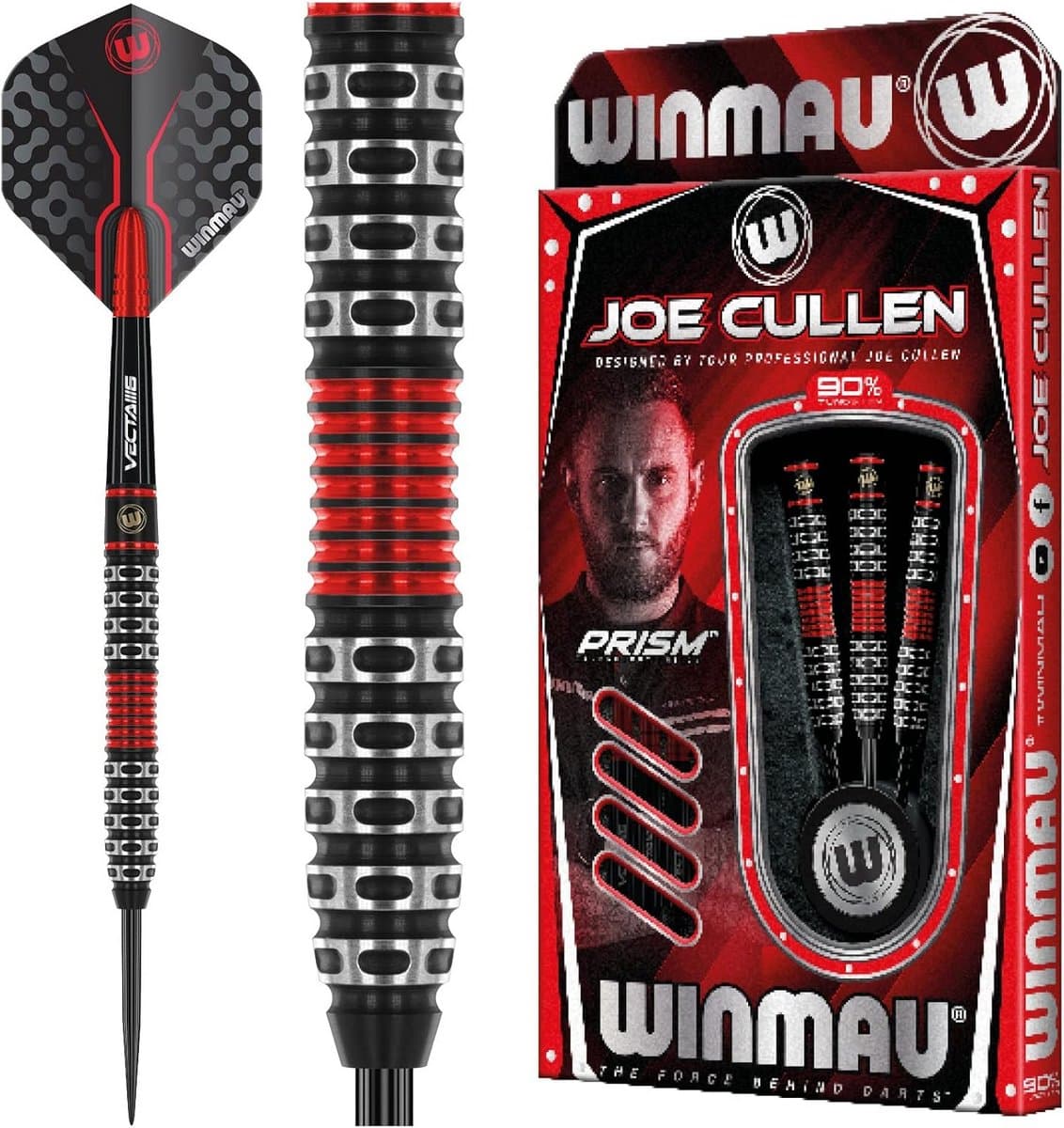 Professionele Steeltip Darts Set 26 Gram Tungsten met Flights en Stems