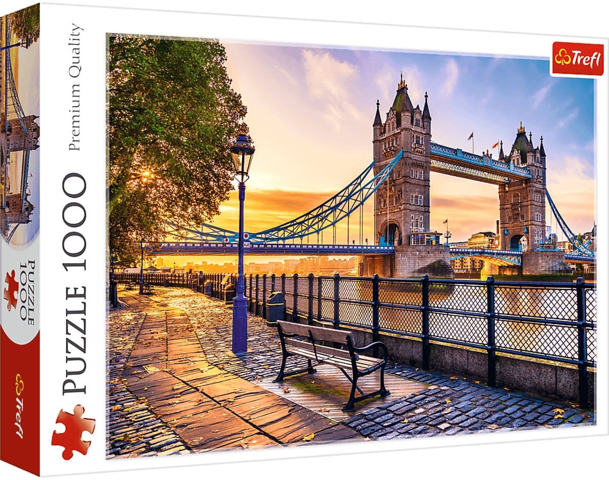 Trefl legpuzzel Tower Bridge London 1000 stukjes puzzelspel.