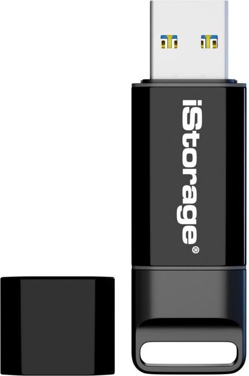 iStorage datAshur BT - USB-stick - 128GB - Bluetooth - USB - Zwart