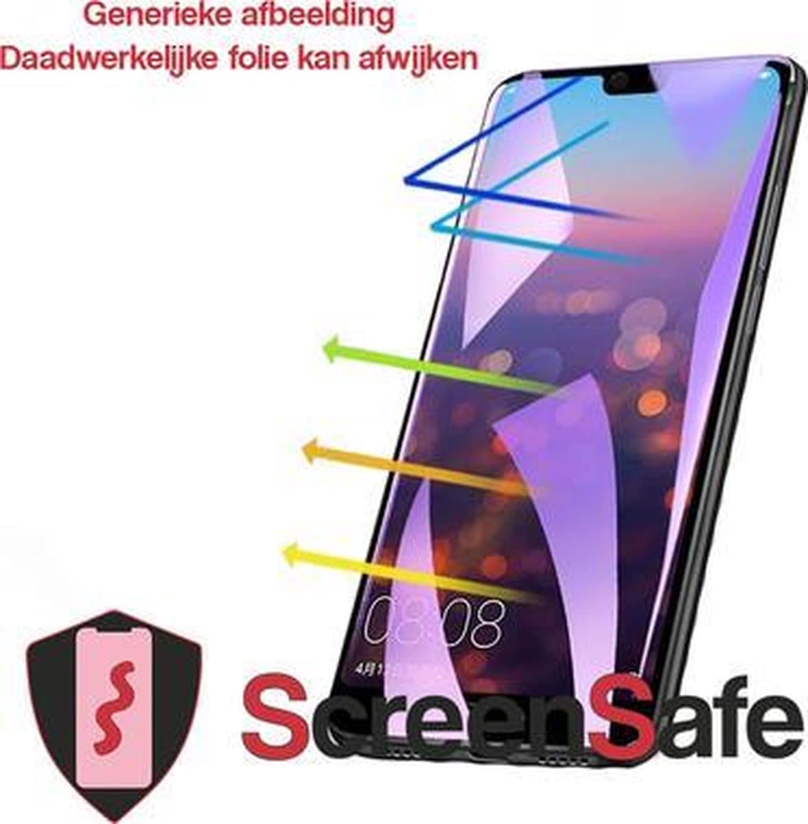 ScreenSafe High Definition Hydrogel screenprotector Vivo Z3x Slagvast / Anti-Blue (AAA)