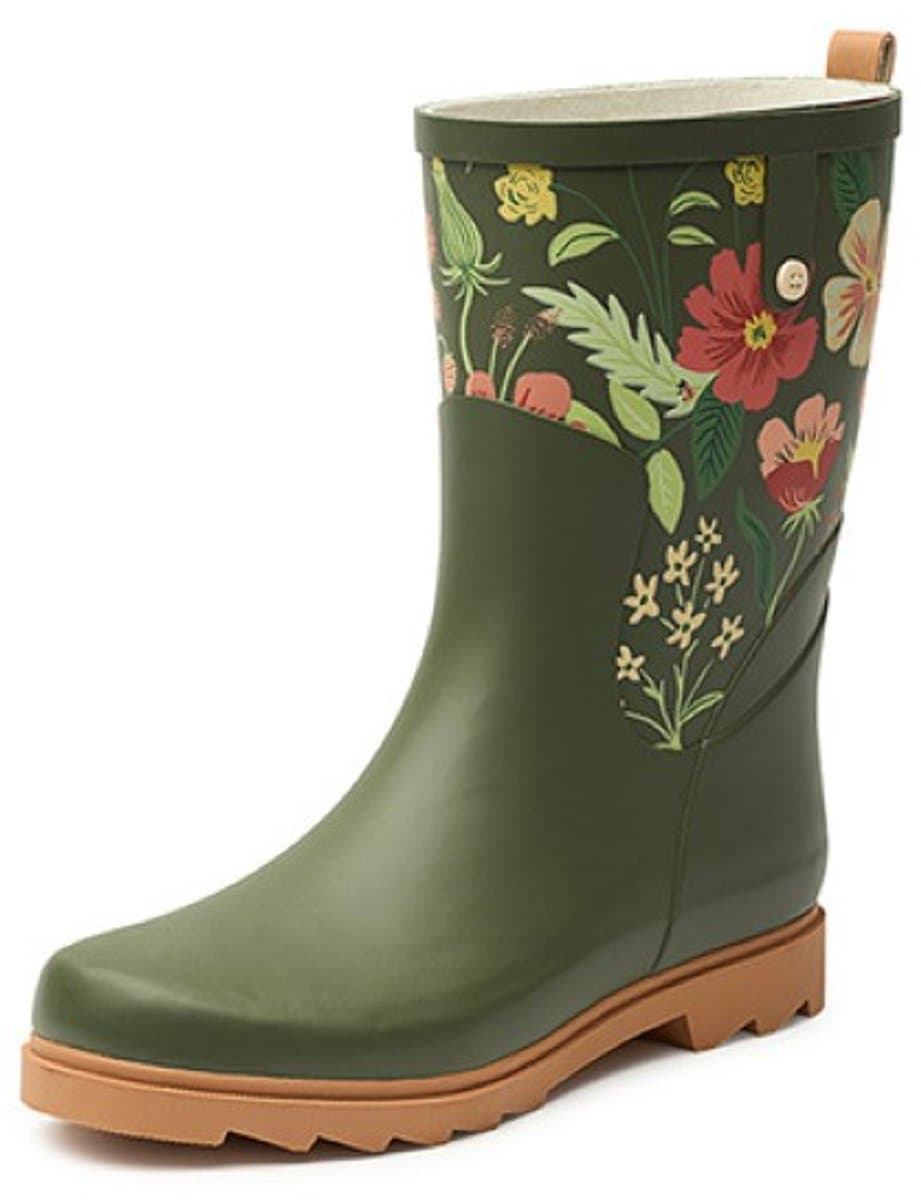 Gevavi dameslaars - rubber - Lent - groen - kuitmodel - maat 36