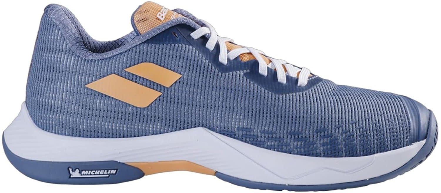 Babolat Shadow Spirit 2 - Badmintonschoenen Dames - grijs/oranje - 41