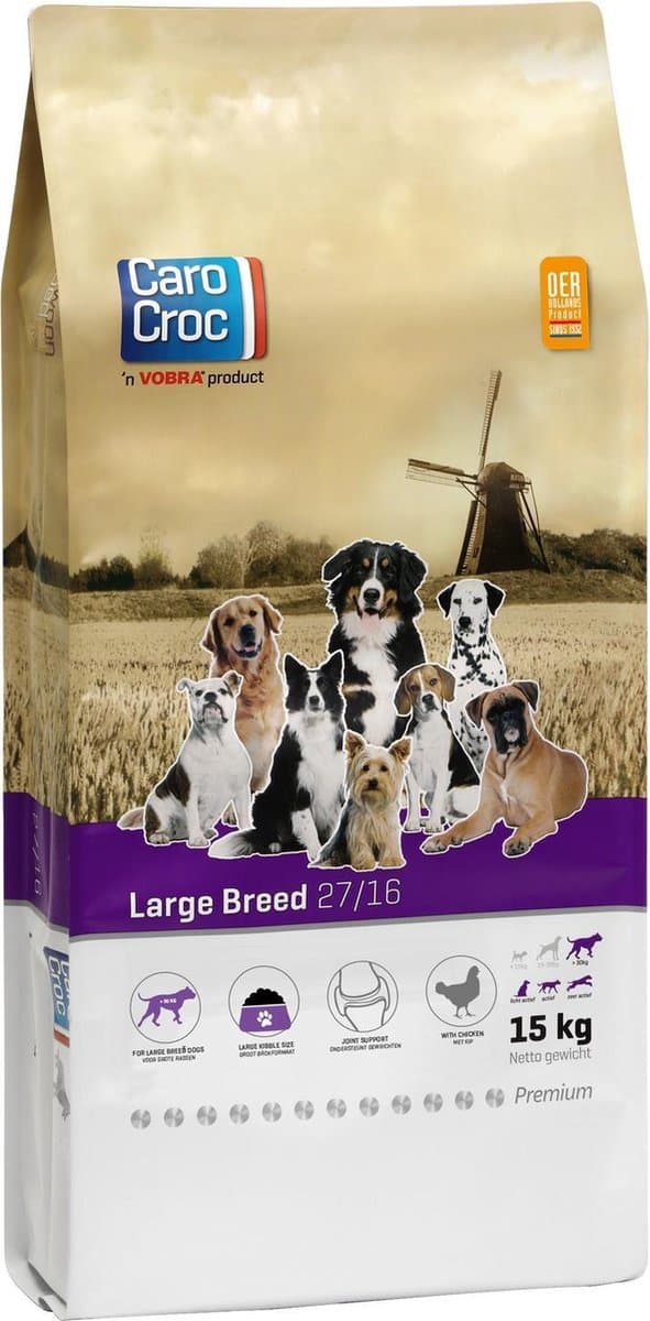 Carocroc Large Breed - Hondenvoer - 15 kg