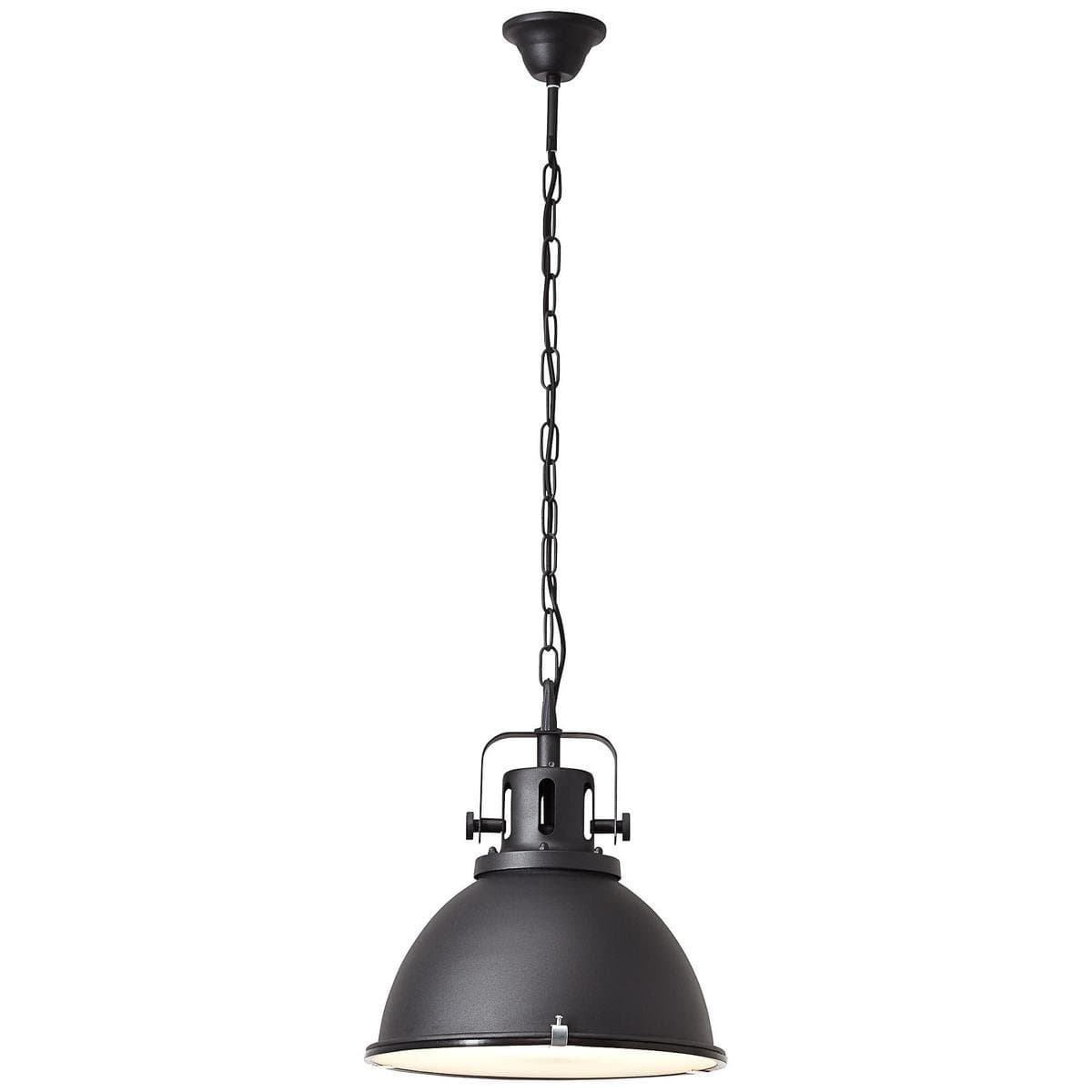 Brilliant Hanglamp, Inkortbaar, Hoogte 133 Cm,Ø 38 Cm, E27, Max. 60 W, Metaal/Glas