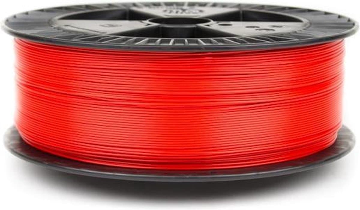 colorFabb Petg Economy Rood 3D-printerfilament - 1,75 mm - 2200 g - Uitstekende waarde per kilo - Grote spoelopties - Verkrijgbaar in veel kleuren