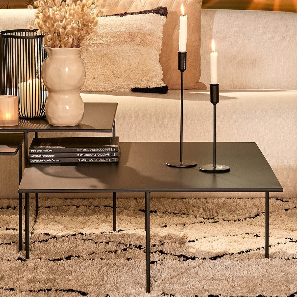 Lifestyle Salontafel Dallas: 80X80X35cm