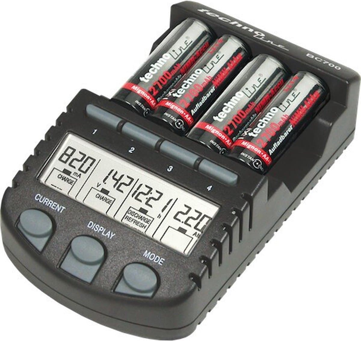 Technoline BC 700 Zaklantaarnbatterij AC