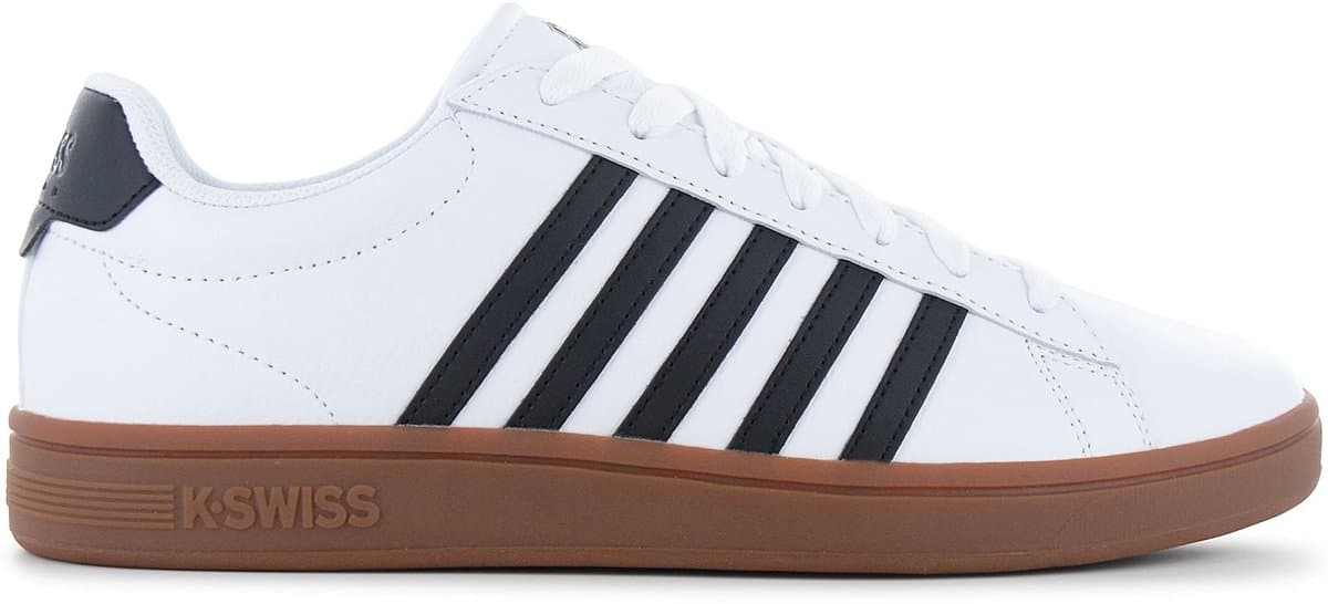 K-Swiss Court Tiebreak 2 II - Heren Sneakers Schoenen Wit 04413-168-M , Maat: EU 45