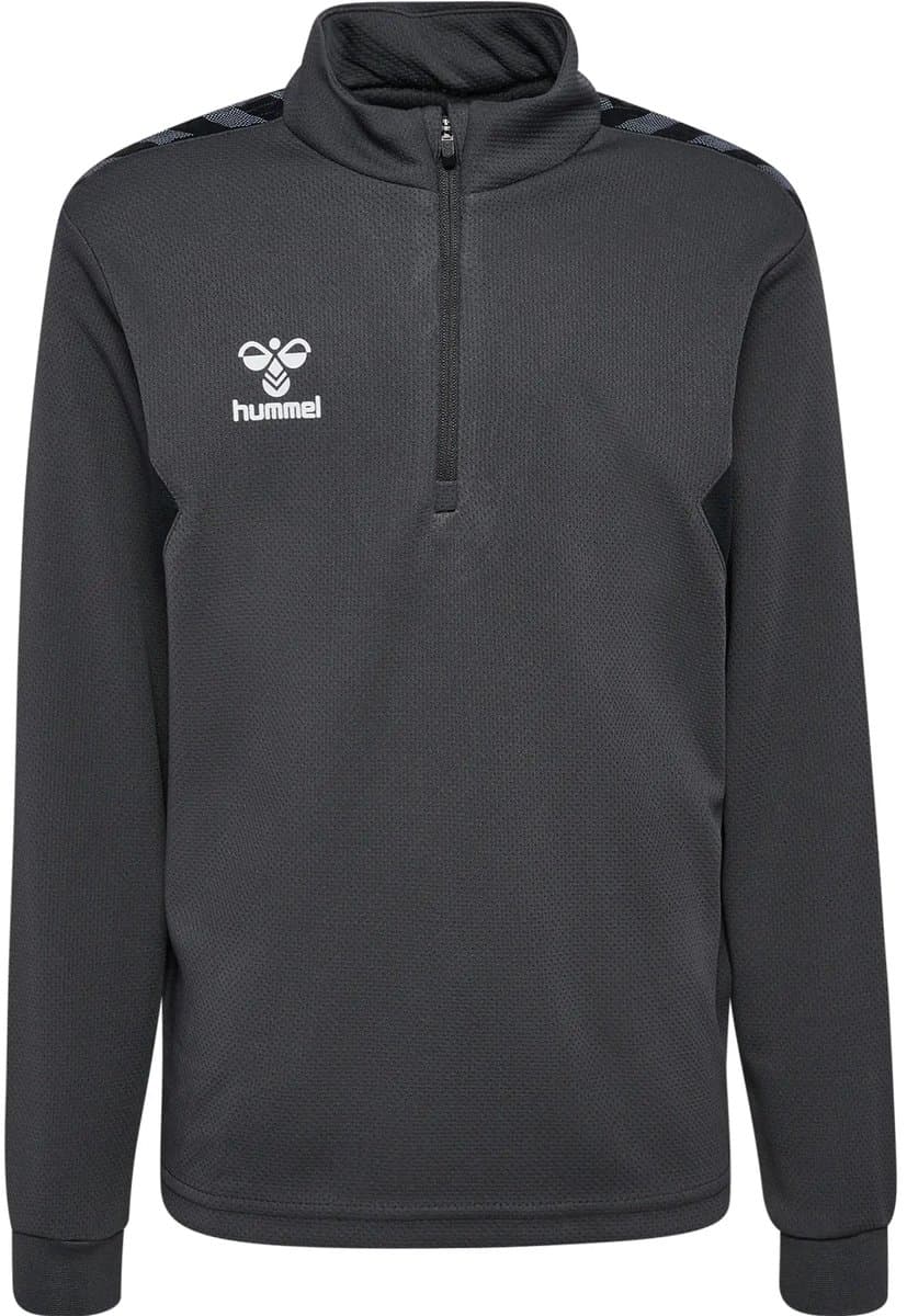 Authentieke sweatshirt met 1/4 rits voor kinderen Hummel