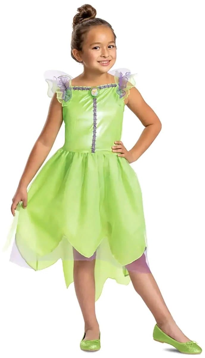 DISNEY - TINKER BELL, Tinker Bell jurk Classic , Maat S (5 - 6 jaar), Meisjes