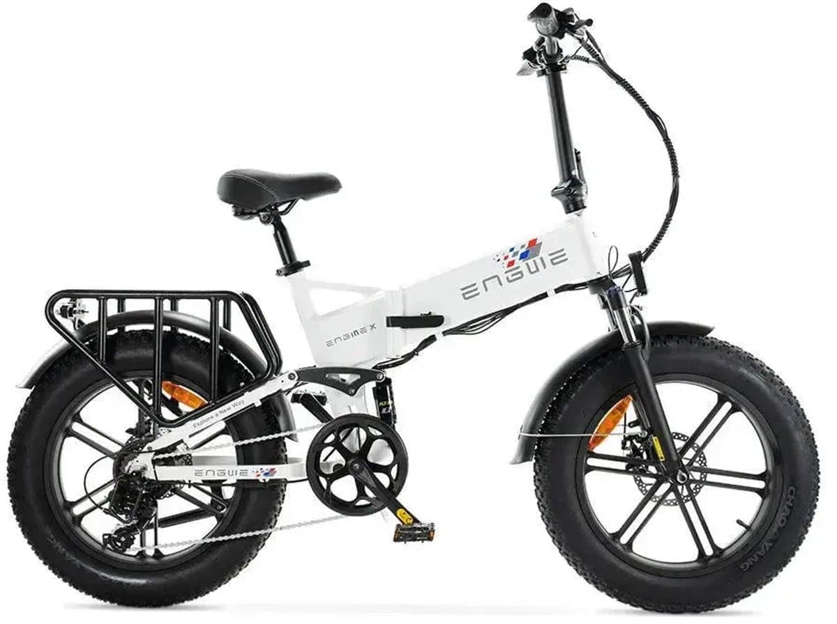 ENGWE Engine X Elektrische Vouwfiets - Fatbike - 20 Inch - 250W Motor - 7 Versnellingen - 100 km Actieradius - Mechanische Schijfremmen - Wit