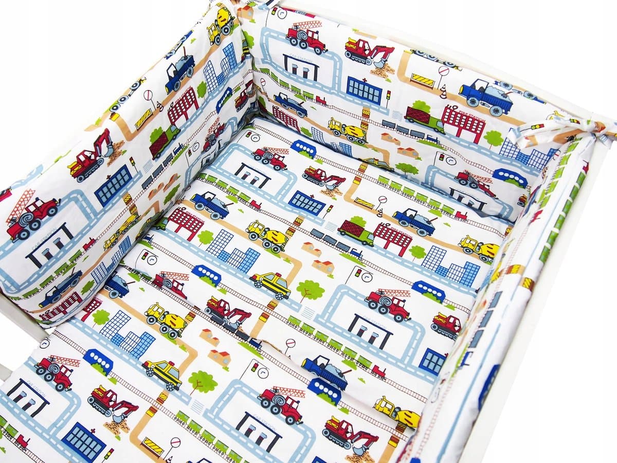Kerstin Kinderledikant Dekbedovertrek Set 120x90cm met Bumper
