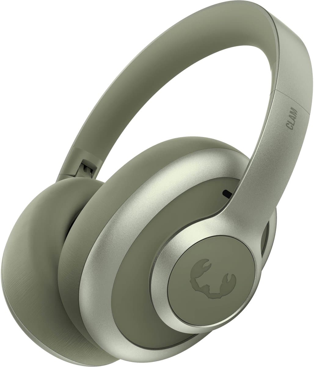 Fresh 'n Rebel Clam Blaze 2 – Draadloze Bluetooth Koptelefoon – 80 uur Speelduur – Inclusief App - Met volume wiel - Dried Green