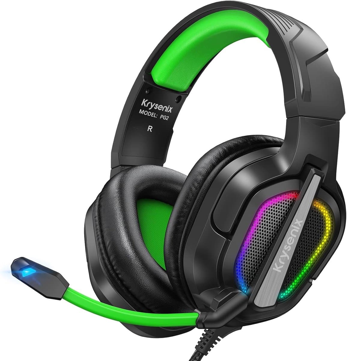 RGB Gaming Headset voor PS4/PC/Xbox - Noise Cancelling met Microfoon