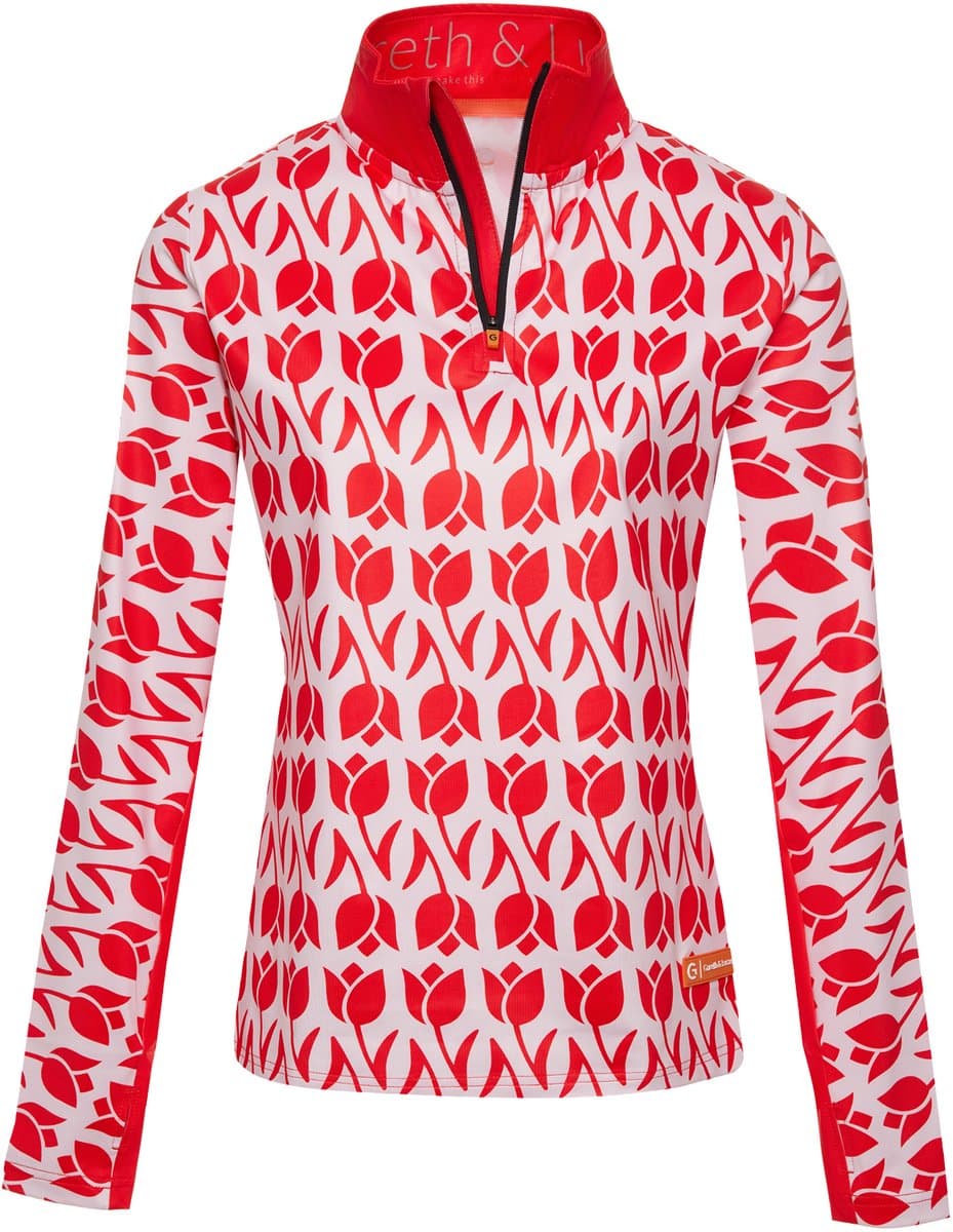 Gareth & Lucas Skipully The One Hundred and Sixteen - Dames M - 100% Gerecycled Polyester - Midlayer Sportshirt - Wintersport