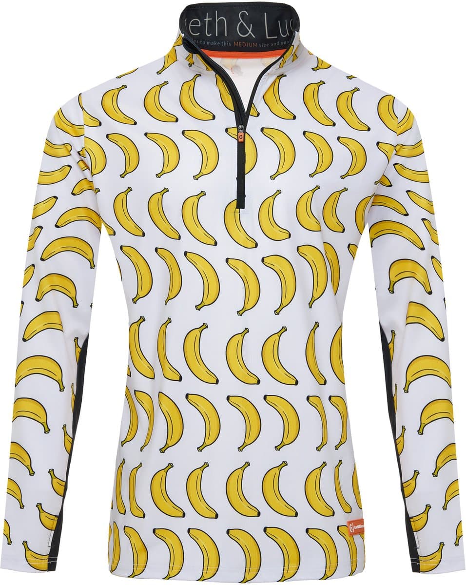 Gareth & Lucas Skipully The One Hundred and Four - Heren XXL - 100% Gerecycled Polyester - Midlayer Sportshirt - Wintersport