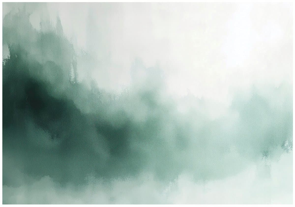 WALLARENA - Fotobehang - 200x140 cm - abstract groen fototapete voor slaapkamer en salon van vliesbehang