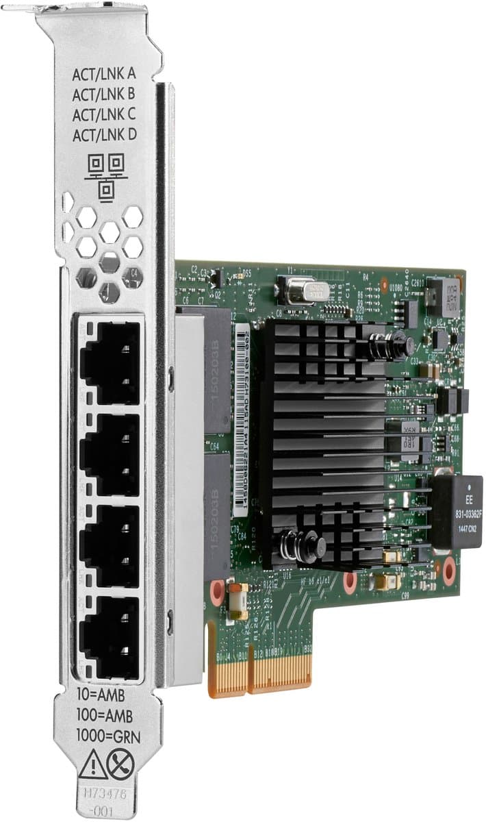 HPE Ethernet 1Gb 4-port BASE-T I350-T4 Intern 1000 Mbit/s