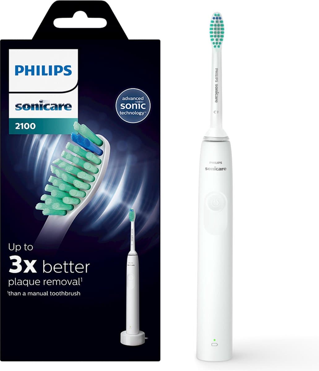 Philips Sonicare HX3651/13 elektrische tandenborstel 2100 Serie Wit 3100 Serie Wit